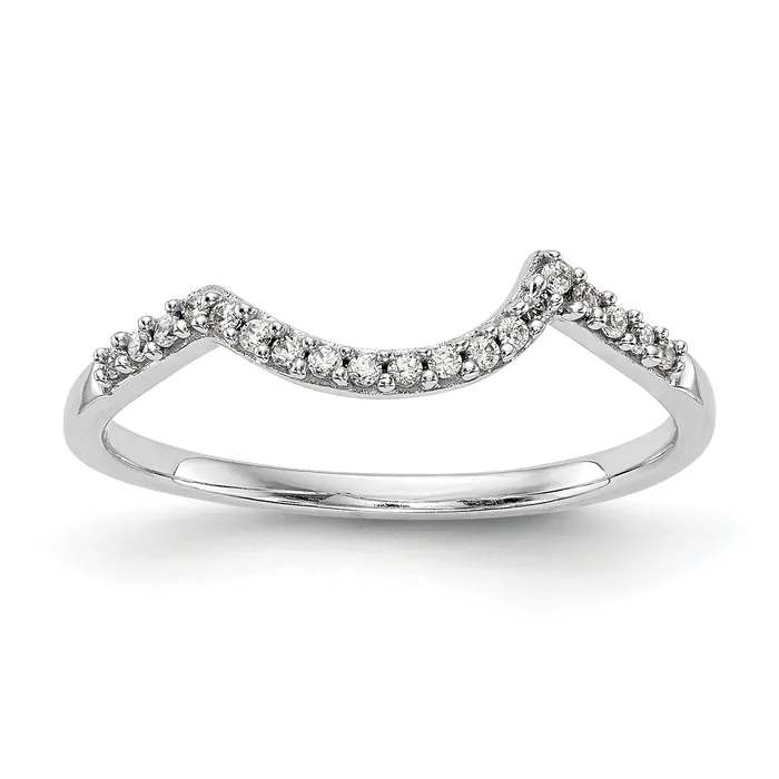 010ct CZ Solid Real 14k White Gold Wedding Wedding Band Ring Goldia Rings 010ct CZ Solid Real 14k White Gold Wedding Wedding Band Ring Goldia Rings