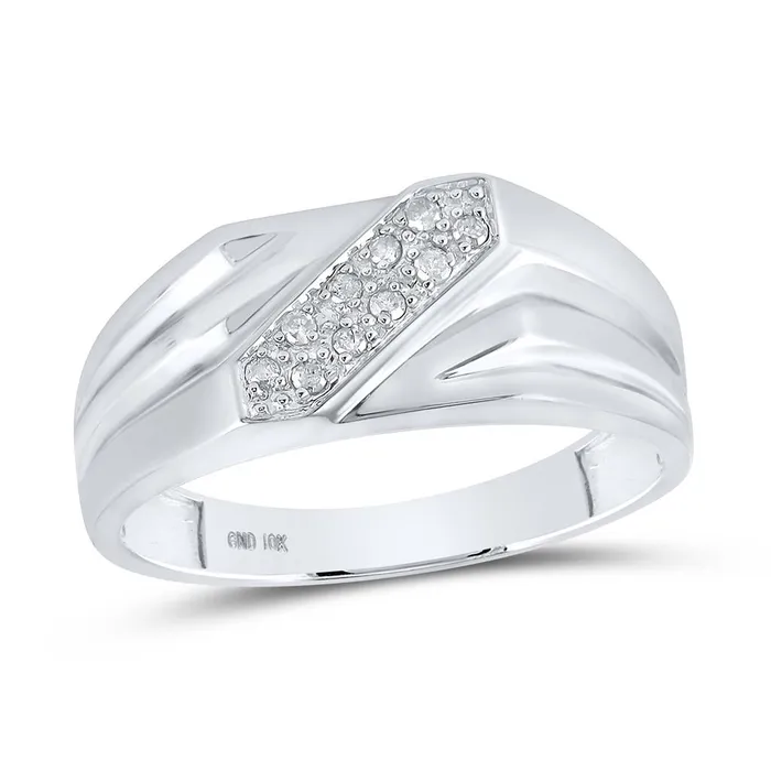 14k White Gold Round Diamond Band Ring 110 Cttw gndatlanta Rings