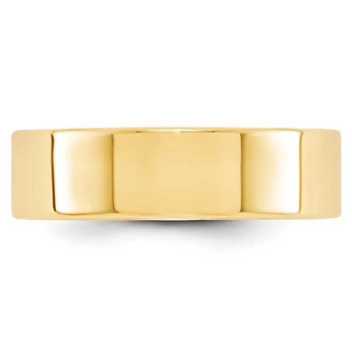 Goldia Rings Solid 10K Yellow Gold 6mm Light Weight Flat MensWomens Wedding Band Ring Size 45 Goldia Rings Solid 10K Yellow Gold 6mm Light Weight Flat MensWomens Wedding Band Ring Size 45