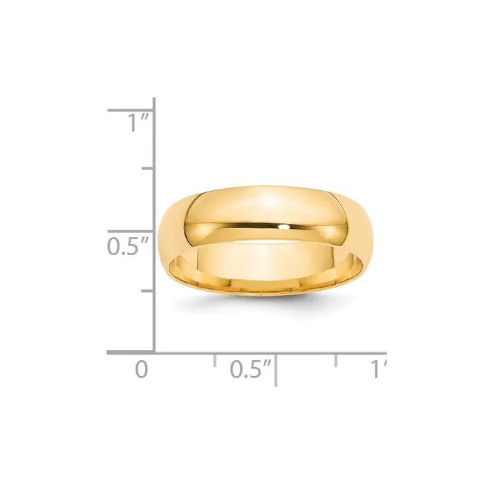 Goldia Rings Solid 14K Yellow Gold 6mm Light Weight Comfort Fit MensWomens Wedding Band Ring Size 95 Goldia Rings Solid 14K Yellow Gold 6mm Light Weight Comfort Fit MensWomens Wedding Band Ring Size 95
