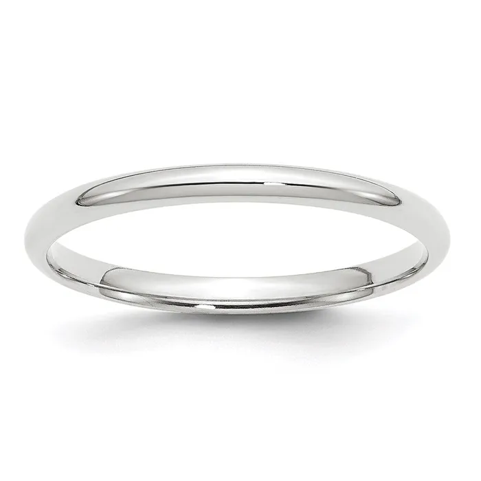 Goldia Rings Solid 18K White Gold 2mm Light Weight Comfort Fit MensWomens Wedding Band Ring Size 105 Goldia Rings Solid 18K White Gold 2mm Light Weight Comfort Fit MensWomens Wedding Band Ring Size 105