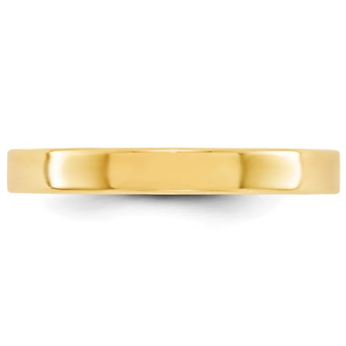 Rings Goldia Solid 14K Yellow Gold 3mm Light Weight Flat MensWomens Wedding Band Ring Size 9 Rings Goldia Solid 14K Yellow Gold 3mm Light Weight Flat MensWomens Wedding Band Ring Size 9