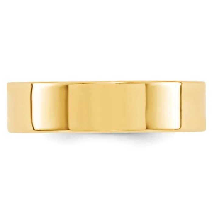 Rings Goldia Solid 14K Yellow Gold 6mm Standard Flat Comfort Fit MensWomens Wedding Band Ring Size 12 Rings Goldia Solid 14K Yellow Gold 6mm Standard Flat Comfort Fit MensWomens Wedding Band Ring Size 12