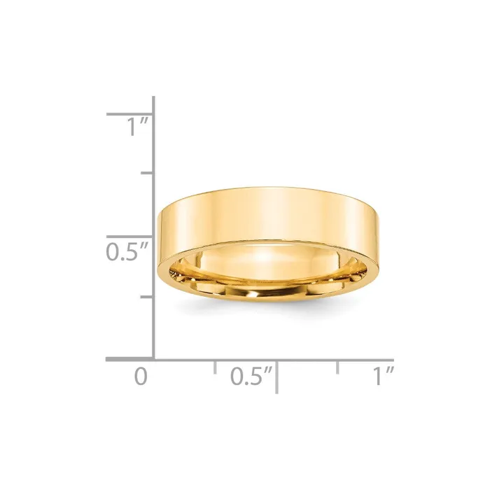 Rings Goldia Solid 14K Yellow Gold 6mm Standard Flat Comfort Fit MensWomens Wedding Band Ring Size 12 Rings Goldia Solid 14K Yellow Gold 6mm Standard Flat Comfort Fit MensWomens Wedding Band Ring Size 12
