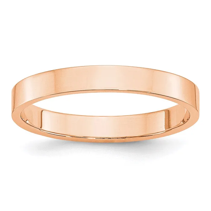 Rings Goldia Solid 18K Yellow Gold Rose Gold 3mm Light Weight Flat MensWomens Wedding Band Ring Size 135 Rings Goldia Solid 18K Yellow Gold Rose Gold 3mm Light Weight Flat MensWomens Wedding Band Ring Size 135
