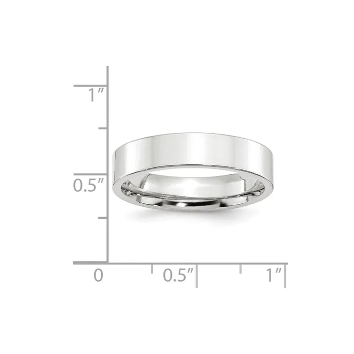 Solid 14K White Gold 5mm Standard Flat Comfort Fit MensWomens Wedding Band Ring Size 115 Goldia Rings Solid 14K White Gold 5mm Standard Flat Comfort Fit MensWomens Wedding Band Ring Size 115 Goldia Rings