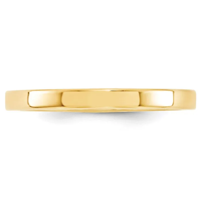 Solid 18K Yellow Gold 25mm Standard Flat Comfort Fit MensWomens Wedding Band Ring Size 7 Goldia Rings Solid 18K Yellow Gold 25mm Standard Flat Comfort Fit MensWomens Wedding Band Ring Size 7 Goldia Rings