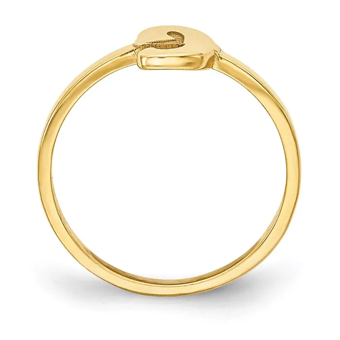 10K Initial Script or Block Font RingWBC10XNR78Y WB Choice Jewelry Rings 10K Initial Script or Block Font RingWBC10XNR78Y WB Choice Jewelry Rings