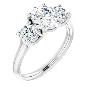 14K White 8x6 mm Oval Forever One Moissanite Engagement Ring 653386649PSTWBC WB Choice Jewelry Rings 14K White 8x6 mm Oval Forever One Moissanite Engagement Ring 653386649PSTWBC WB Choice Jewelry Rings