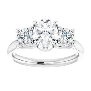 14K White 8x6 mm Oval Forever One Moissanite Engagement Ring 653386649PSTWBC WB Choice Jewelry Rings 14K White 8x6 mm Oval Forever One Moissanite Engagement Ring 653386649PSTWBC WB Choice Jewelry Rings