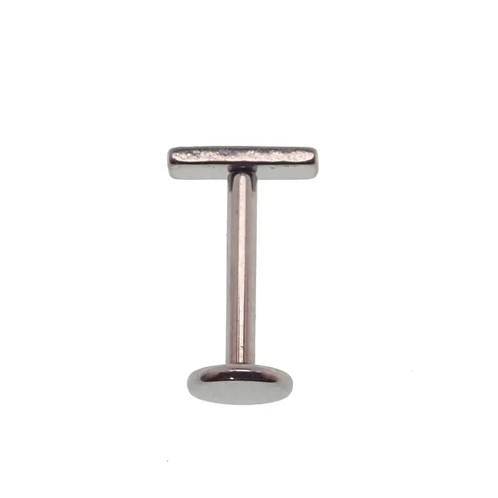Body Clickers Earrings Minimalist Flat Bar Push Fit Titanium Earring 14g 16g 18g 20g Body Clickers Earrings Minimalist Flat Bar Push Fit Titanium Earring 14g 16g 18g 20g