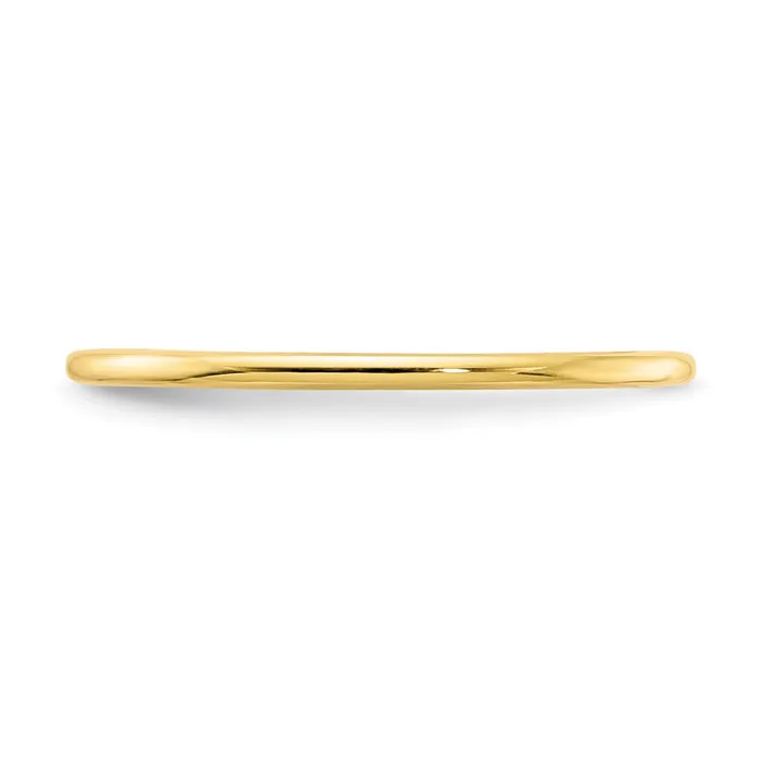 Rings 10K Gold 12mm Half Round Stackable Band1STK17120Y4WBC WB Choice Jewelry Rings 10K Gold 12mm Half Round Stackable Band1STK17120Y4WBC WB Choice Jewelry