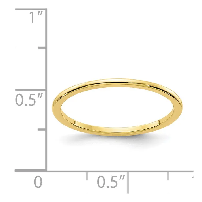 Rings 10K Gold 12mm Half Round Stackable Band1STK17120Y4WBC WB Choice Jewelry Rings 10K Gold 12mm Half Round Stackable Band1STK17120Y4WBC WB Choice Jewelry
