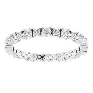 Rings 14K White 34 CTW Diamond Eternity Band 12362860005PSTWBC WB Choice Jewelry Rings 14K White 34 CTW Diamond Eternity Band 12362860005PSTWBC WB Choice Jewelry
