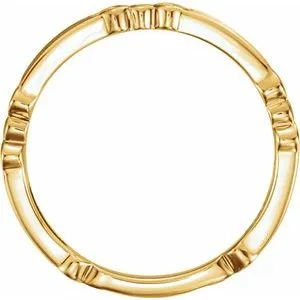 Rings 14K Yellow Stackable Ring51650102PSTWBC WB Choice Jewelry Rings 14K Yellow Stackable Ring51650102PSTWBC WB Choice Jewelry