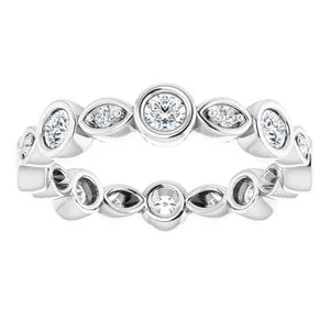 Rings WB Choice Jewelry 14K White 12 CTW Diamond Eternity Band 12363260136PSTWBC Rings WB Choice Jewelry 14K White 12 CTW Diamond Eternity Band 12363260136PSTWBC