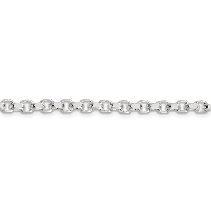 Rings WB Choice Jewelry Sterling Silver 4mm Diamondcut Rolo ChainWBCQFC5030 Rings WB Choice Jewelry Sterling Silver 4mm Diamondcut Rolo ChainWBCQFC5030