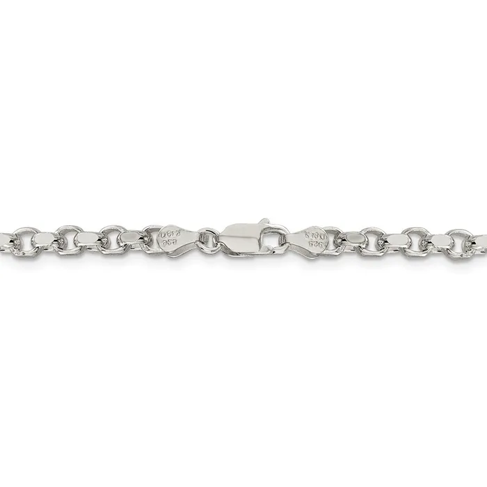 Rings WB Choice Jewelry Sterling Silver 4mm Diamondcut Rolo ChainWBCQFC5030 Rings WB Choice Jewelry Sterling Silver 4mm Diamondcut Rolo ChainWBCQFC5030