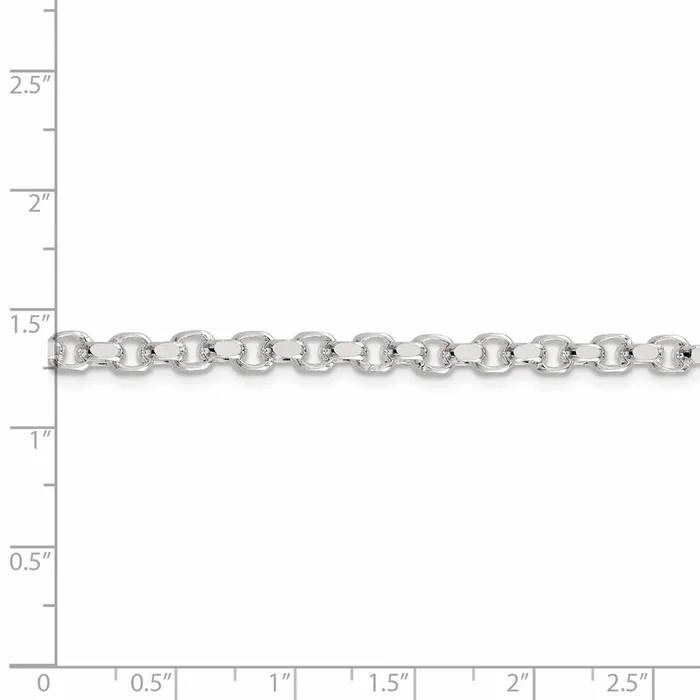 Rings WB Choice Jewelry Sterling Silver 4mm Diamondcut Rolo ChainWBCQFC5030 Rings WB Choice Jewelry Sterling Silver 4mm Diamondcut Rolo ChainWBCQFC5030