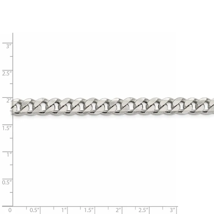 Rings WB Choice Jewelry Sterling Silver 8mm Curb ChainWBCQCB22026 Rings WB Choice Jewelry Sterling Silver 8mm Curb ChainWBCQCB22026