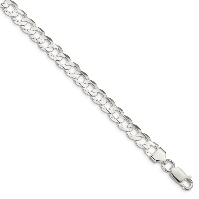 Sterling Silver 675mm Concave Beveled Curb ChainWBCQCBC18018 WB Choice Jewelry Rings