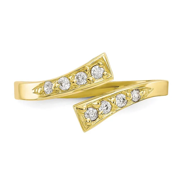 WB Choice Jewelry Rings 10k CZ Toe RingWBC10C1162 WB Choice Jewelry Rings 10k CZ Toe RingWBC10C1162