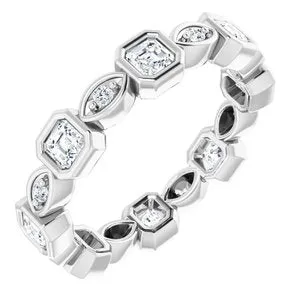 WB Choice Jewelry Rings 14K White 1 14 CTW Diamond Eternity Band 12363260104PSTWBC WB Choice Jewelry Rings 14K White 1 14 CTW Diamond Eternity Band 12363260104PSTWBC