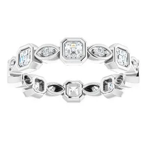 WB Choice Jewelry Rings 14K White 1 14 CTW Diamond Eternity Band 12363260104PSTWBC WB Choice Jewelry Rings 14K White 1 14 CTW Diamond Eternity Band 12363260104PSTWBC