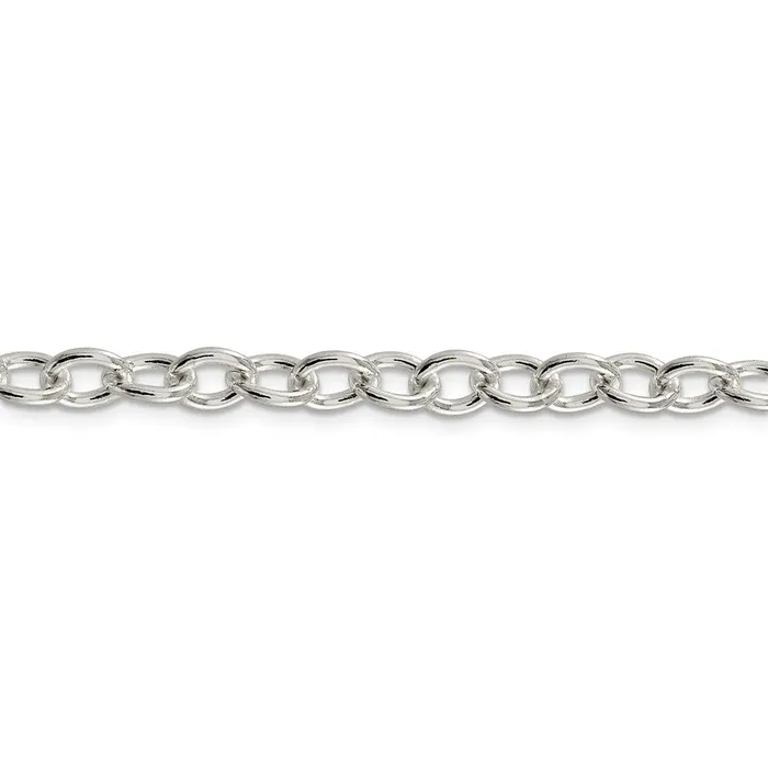 WB Choice Jewelry Rings Sterling Silver 68mm Oval Cable ChainWBCQFC9724 WB Choice Jewelry Rings Sterling Silver 68mm Oval Cable ChainWBCQFC9724