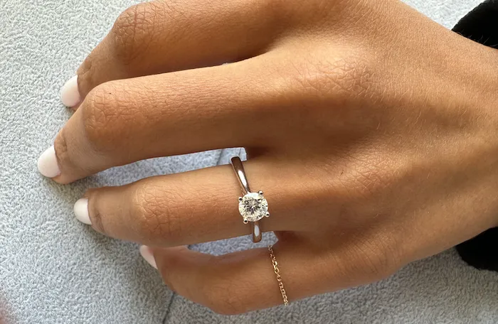 Ring Cartier 1895 Solitaire Engagement 109 ct GIA F VVS1 Round Diamond in Platinum Albert Hern Rings