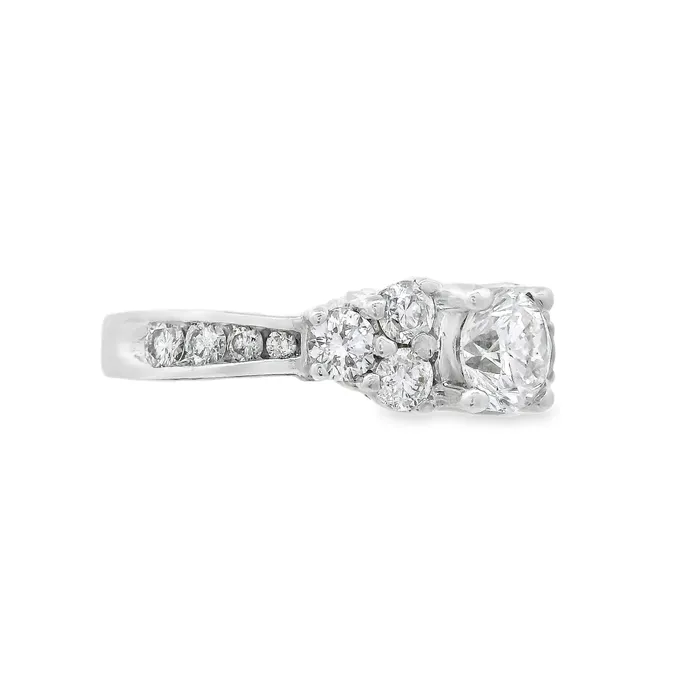 14kt White Gold 150cttw Unique Canadian Diamond Ring Independent Jewellers Rings