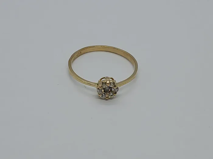 JCM DESIGN JEWELRY Rings 14K YELLOW GOLD RING WITH MOISSANITE