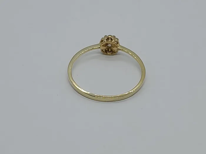 JCM DESIGN JEWELRY Rings 14K YELLOW GOLD RING WITH MOISSANITE