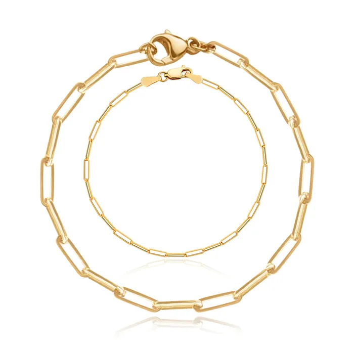 Alev Collection Bracelets Medium Paperclip Bracelet Small Paperclip Bracelet Alev Collection Bracelets Medium Paperclip Bracelet Small Paperclip Bracelet