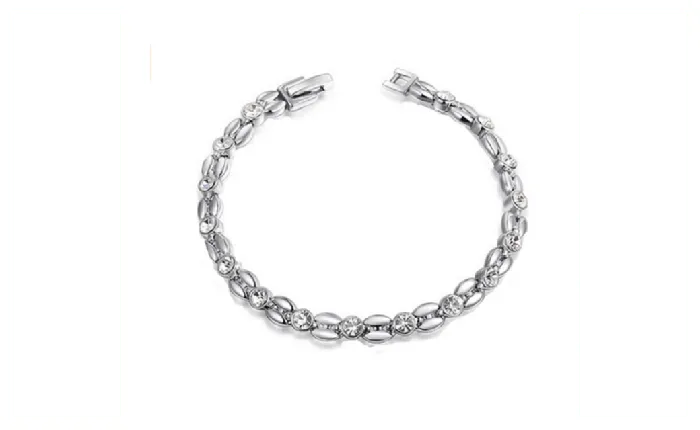 Bracelets Genuine Austrian Crystals Elegant Wheat Bracelet platinum Plated 100hand Made Fashion Jewelry Sparkling Selections Bracelets Genuine Austrian Crystals Elegant Wheat Bracelet platinum Plated 100hand Made Fashion Jewelry Sparkling Selections