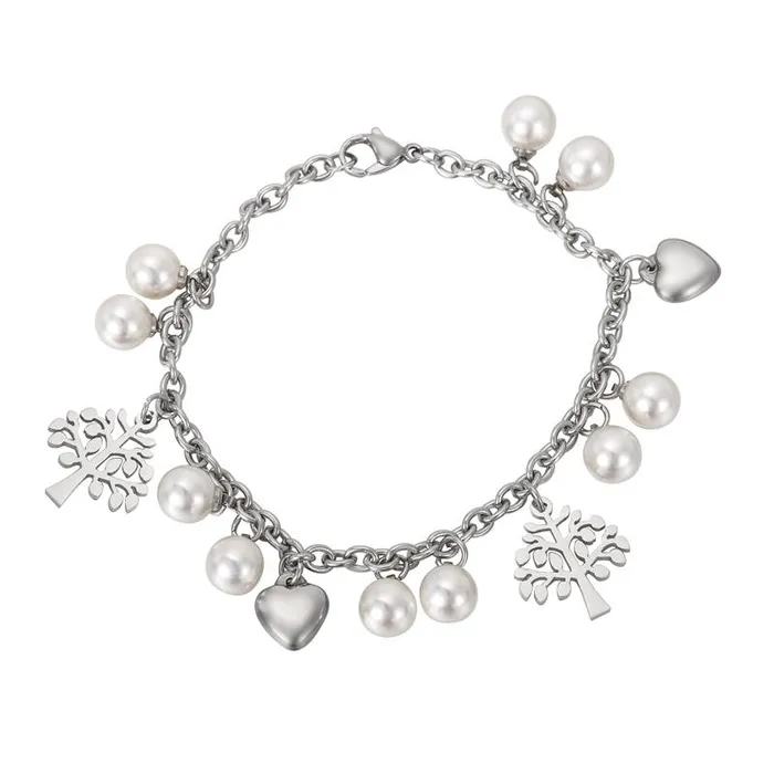 Bracelets New stylish Stainless Steel Imitation Pearl Bracelet sparklingselections Bracelets New stylish Stainless Steel Imitation Pearl Bracelet sparklingselections