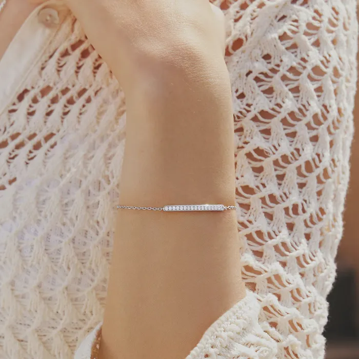 Bracelets Vogue Maven Pave Bar Bracelet Ania Haie