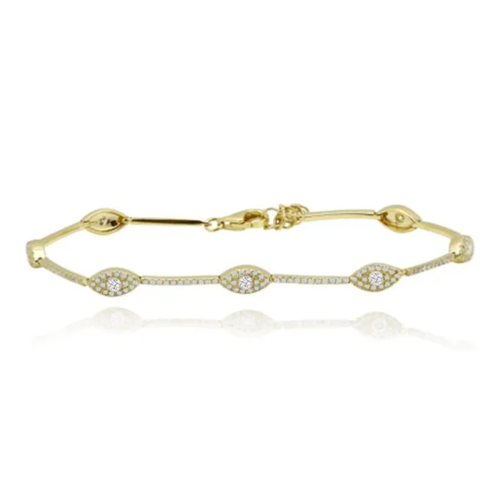 Multi Evil Eye Tennis Bracelet Alev Collection Bracelets
