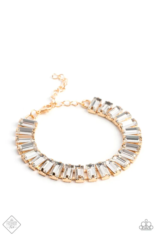 Bracelets Paparazzi Accessories Darling Debutante Gold Bracelet Jewelry by Bretta