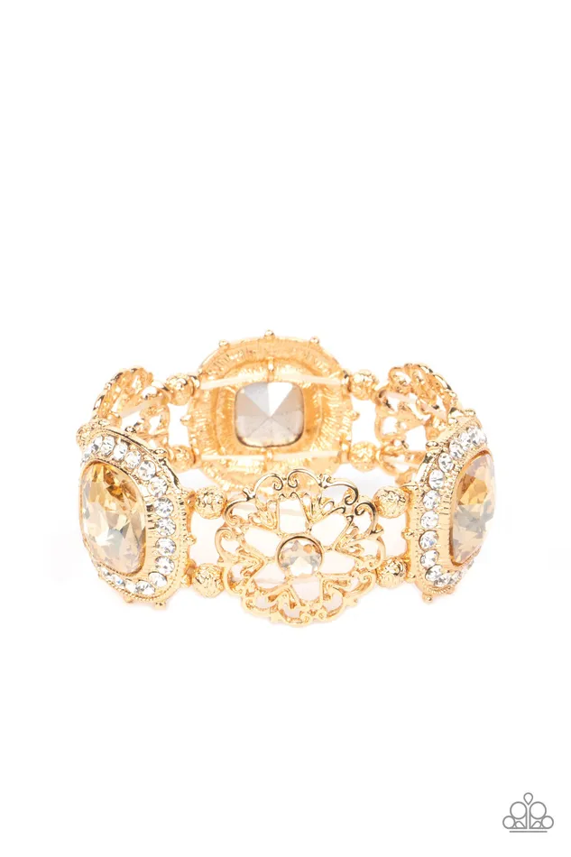 Bracelets Paparazzi Accessories Gilded Gallery Gold Bracelet Jewelry by Bretta