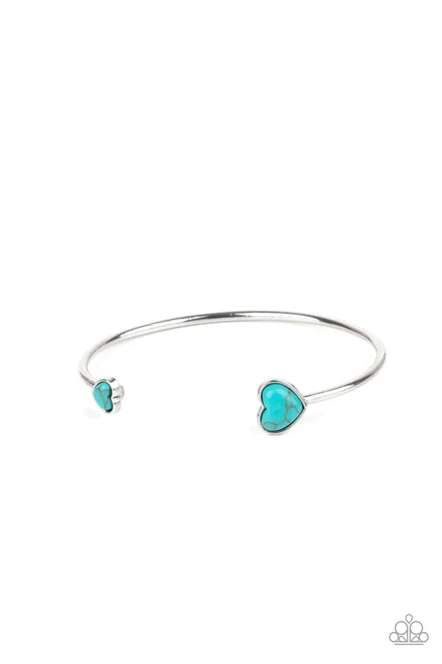 Bracelets Paparazzi Accessories Romantically Rustic Blue Bracelet Jewelry By Bretta