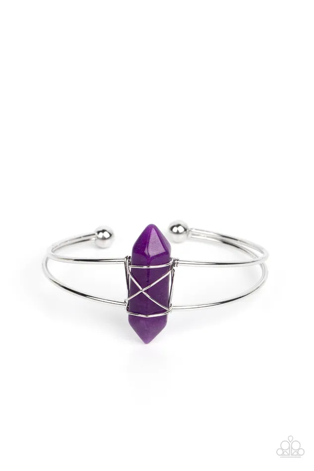 Bracelets Paparazzi Accessories Terra Transcendence Purple Bracelet Jewelry by Bretta