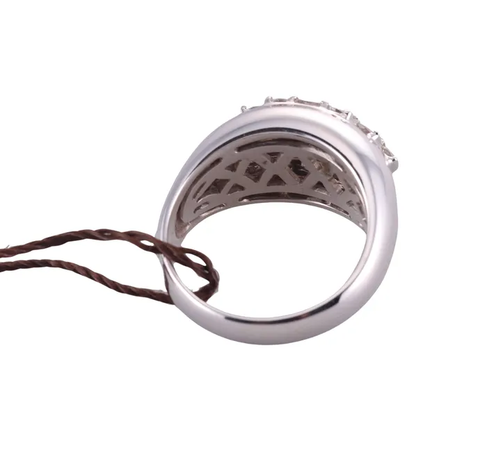 Damiani Rings Damiani 18k Gold Diamond Dome Ring