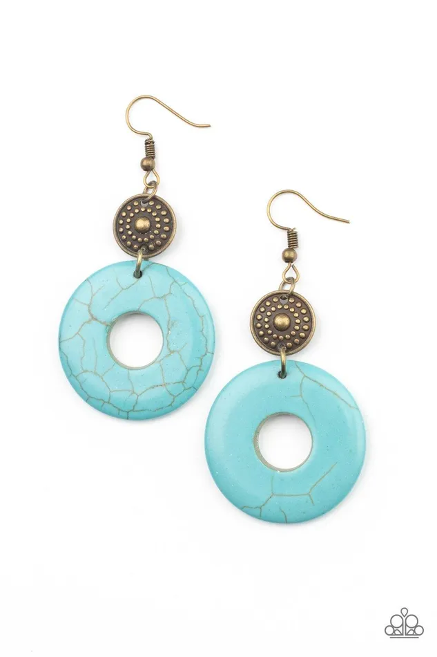 Earrings Paparazzi Accessories Earthy Epicenter Brass Earrings Jewelry By Bretta