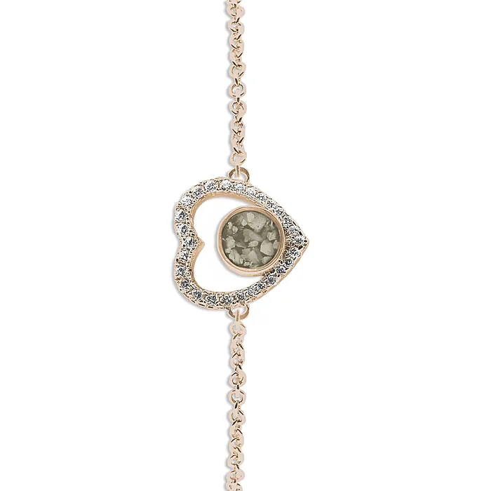 EverWith Bracelets EverWith Ladies Forever Memorial Ashes Bracelet with Fine Crystals
