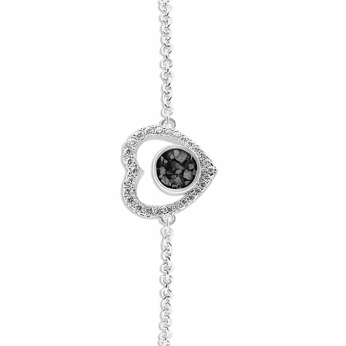 EverWith Bracelets EverWith Ladies Forever Memorial Ashes Bracelet with Fine Crystals