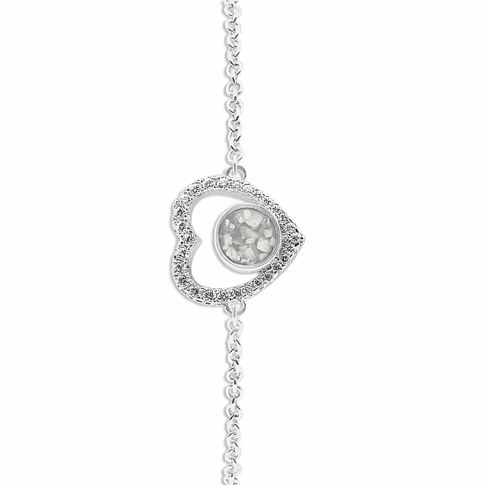EverWith Bracelets EverWith Ladies Forever Memorial Ashes Bracelet with Fine Crystals
