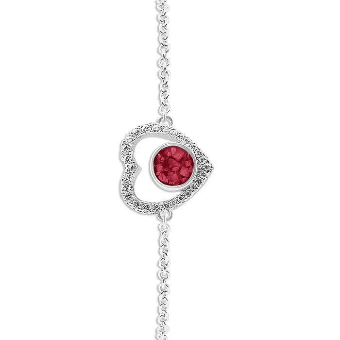 EverWith Bracelets EverWith Ladies Forever Memorial Ashes Bracelet with Fine Crystals