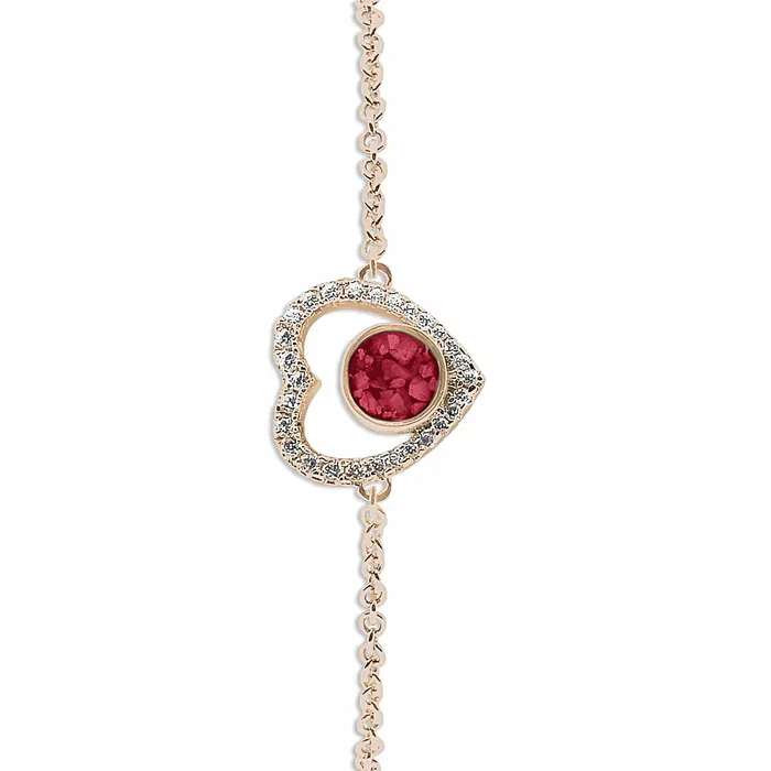 EverWith Bracelets EverWith Ladies Forever Memorial Ashes Bracelet with Fine Crystals