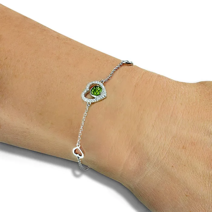 EverWith Bracelets EverWith Ladies Forever Memorial Ashes Bracelet with Fine Crystals